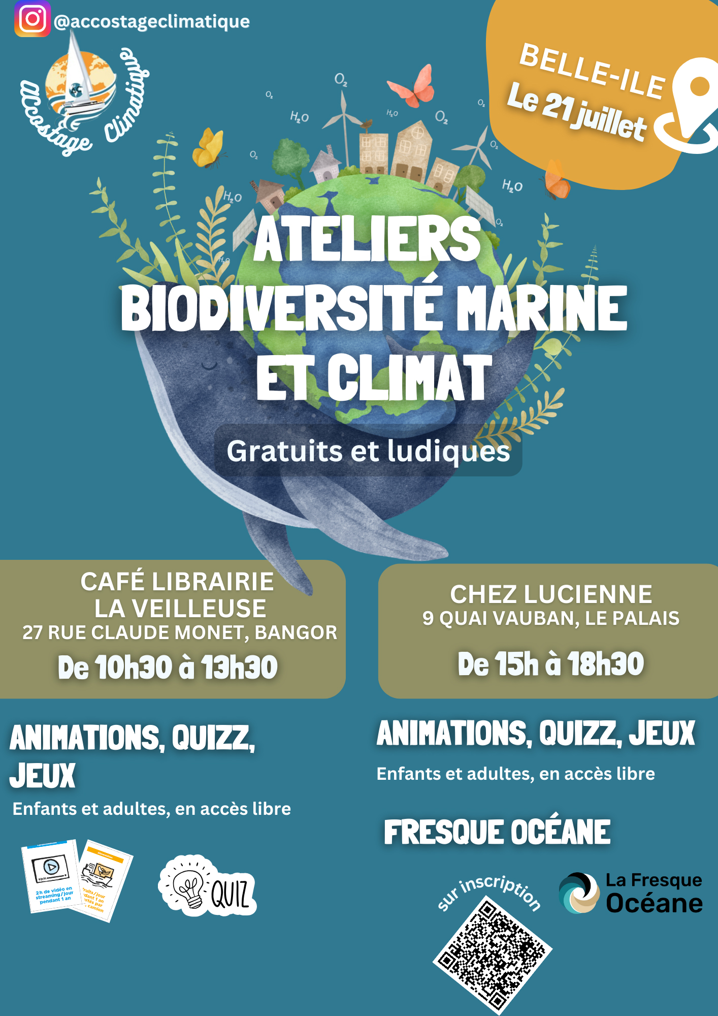 Ateliers biodiversité marine et climat (Bangor) | Belle-Île-en-Mer Tourist  Office - Official Website