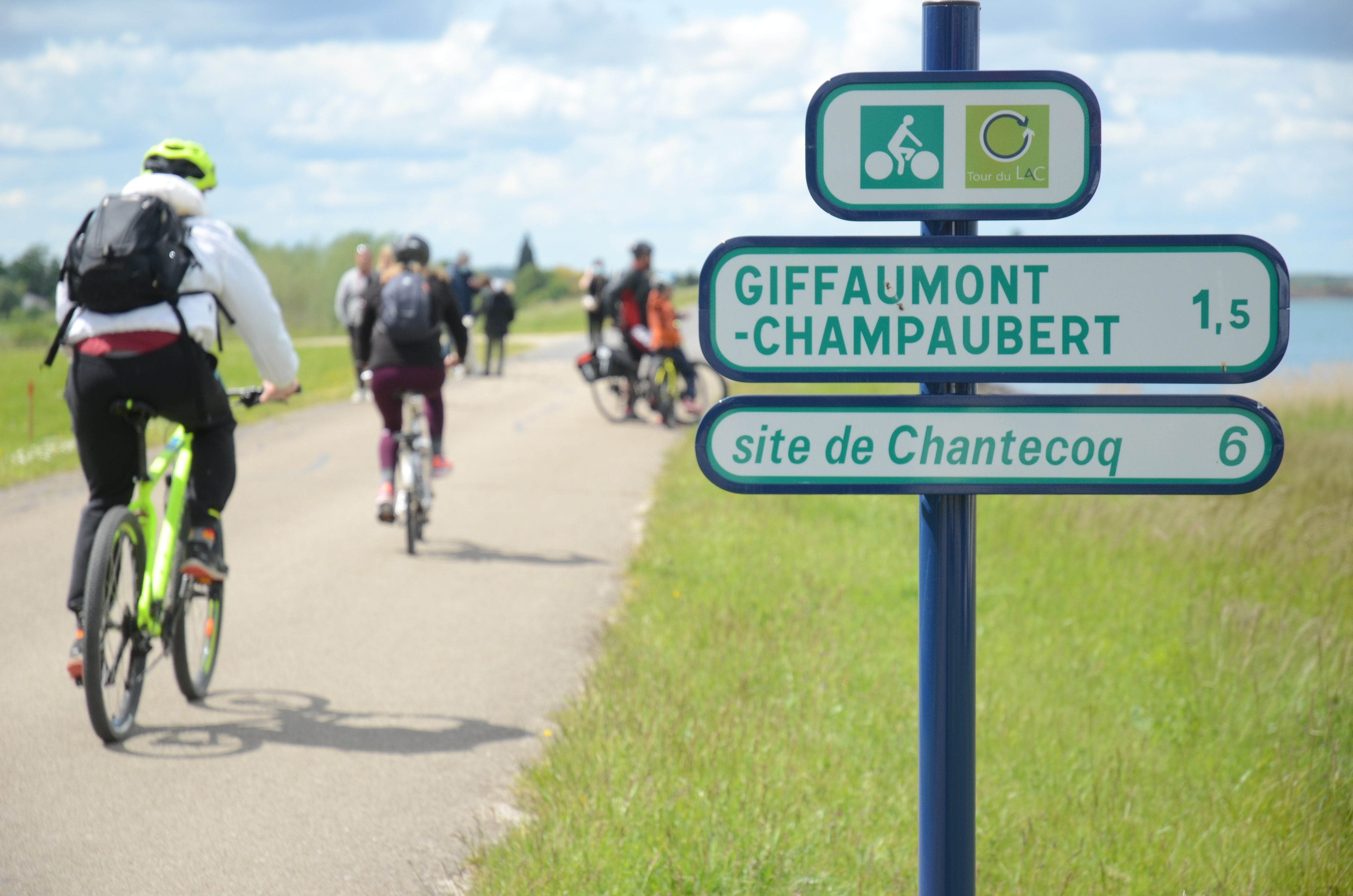 Le tour du Lac du Der a velo Giffaumont Champaubert Office de Tourisme Lac du Der en Champagne