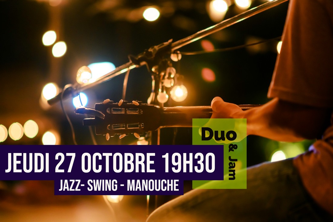 Au Bistro Duo jazz swing manouche et Jam à SainteSavine Aube Champagne