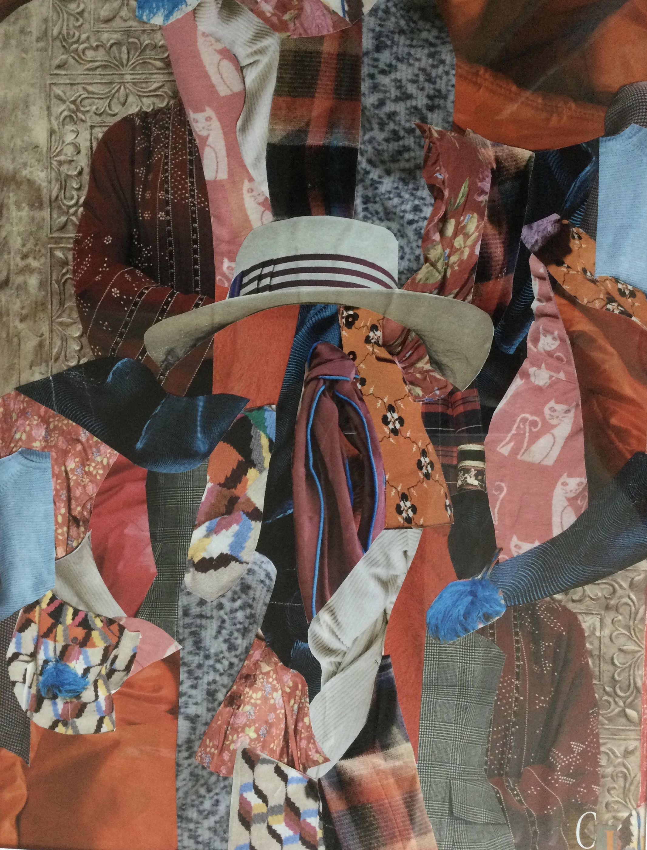 Exposition d'atelier collage