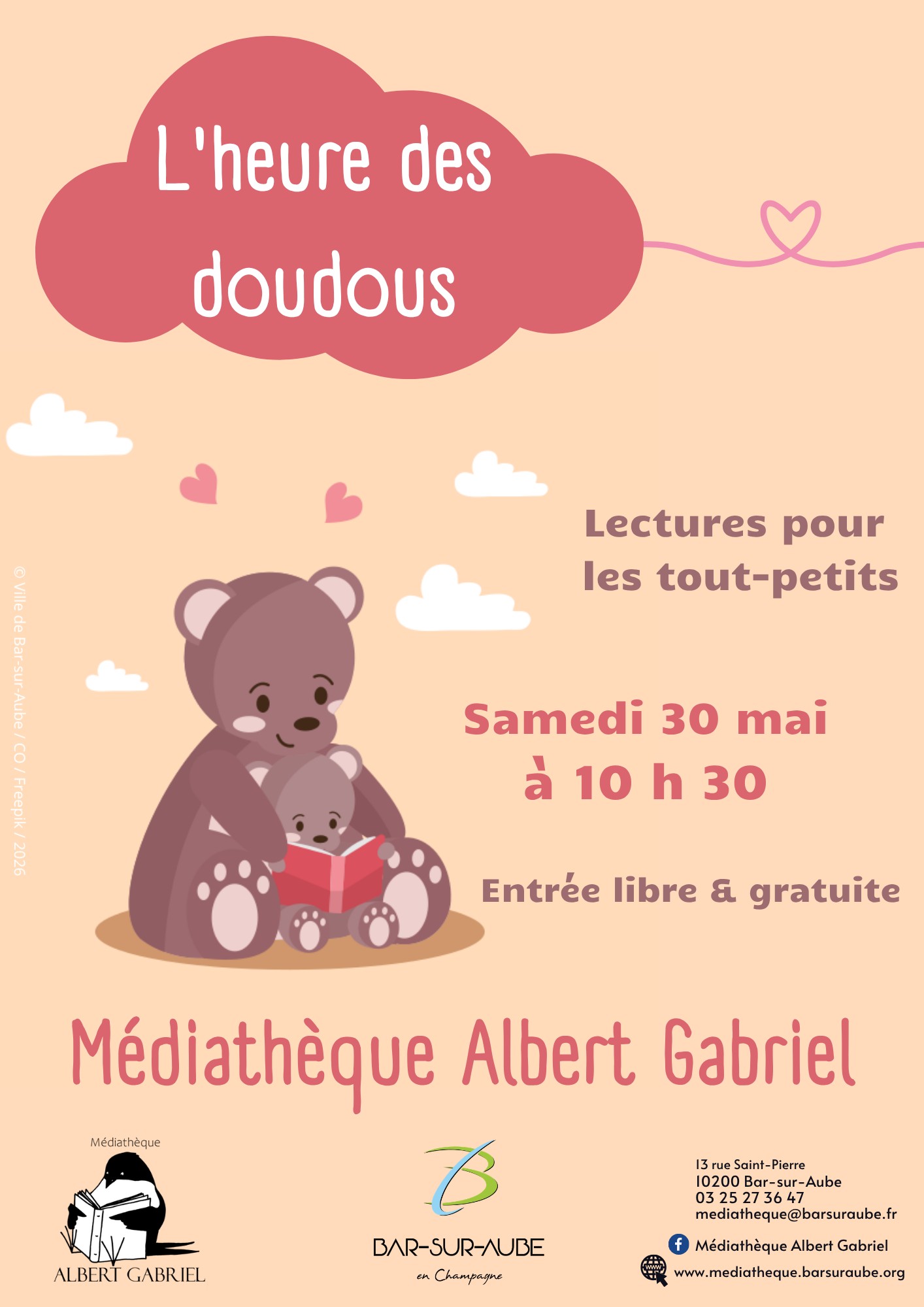 L'heure des doudous — visuel événement
