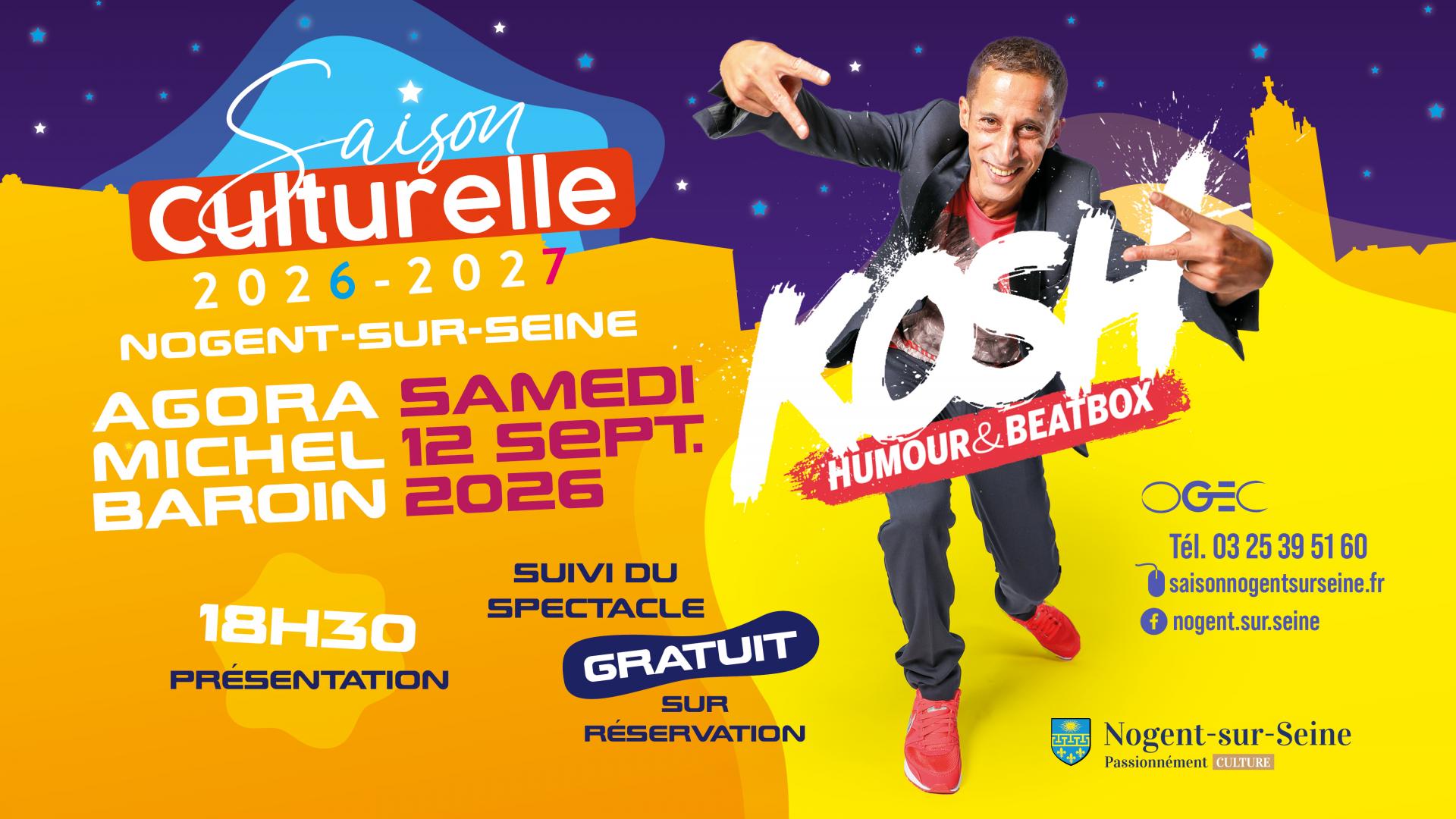 Lancement de la saison culturelle 2026-2027