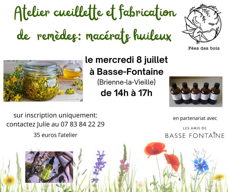 Atelier remèdes macérats huileux