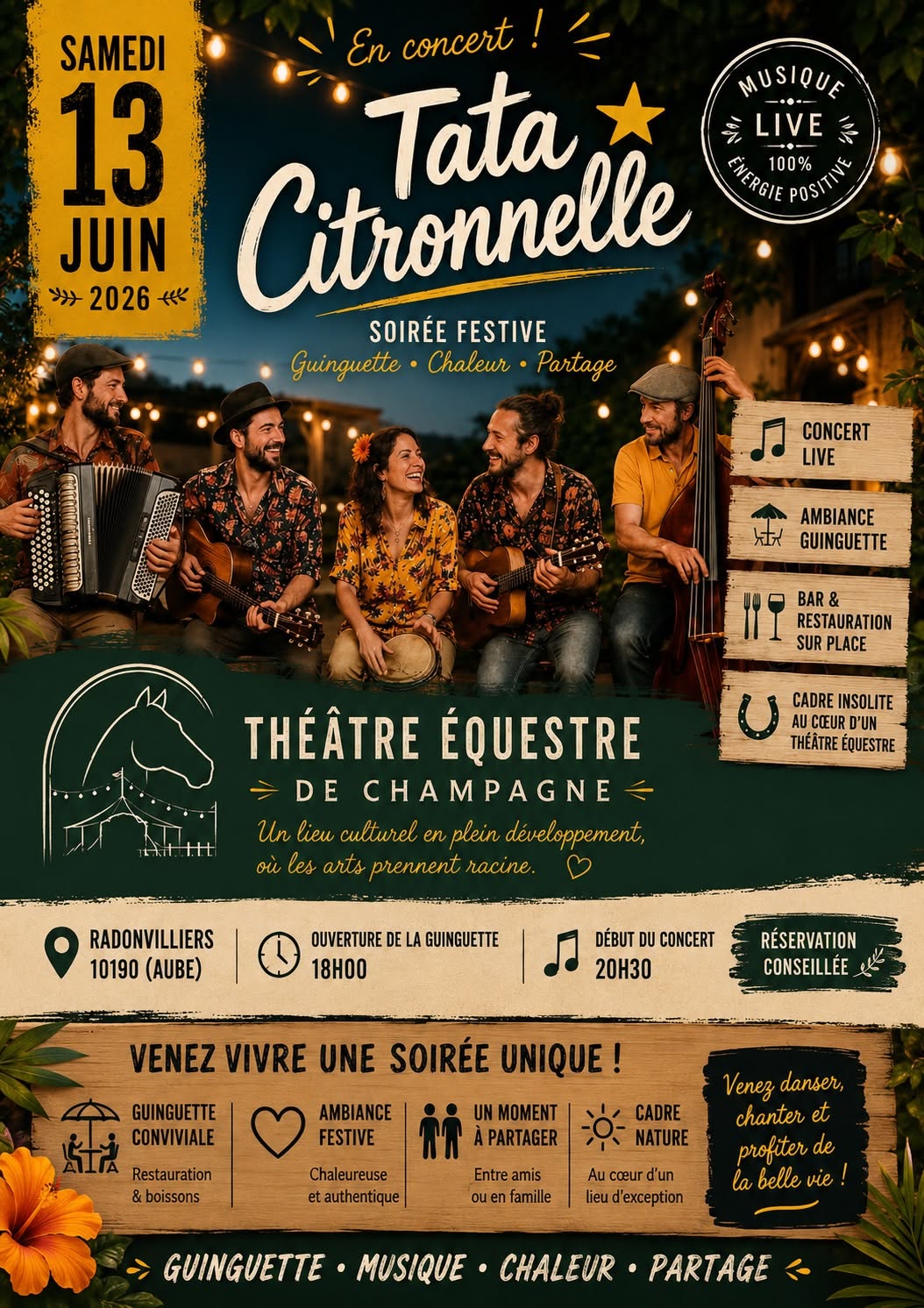 Concert : Tata citronnelle