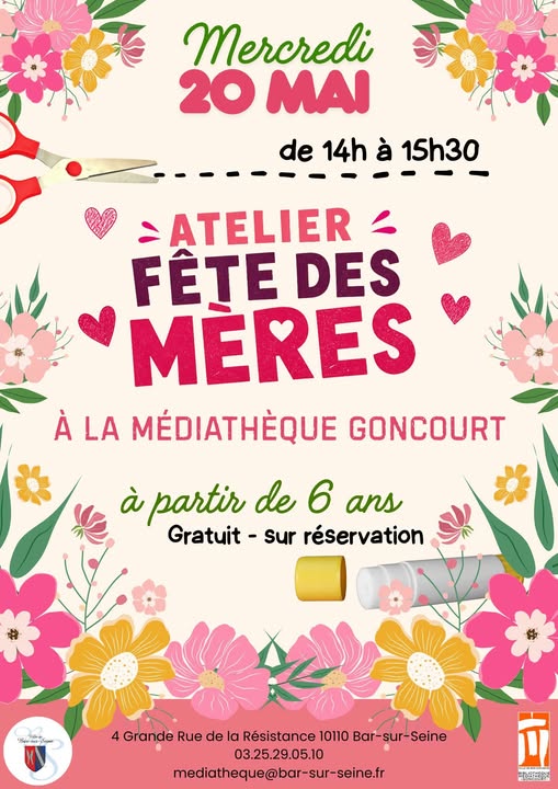 Atelier Fête des Mères — visuel événement