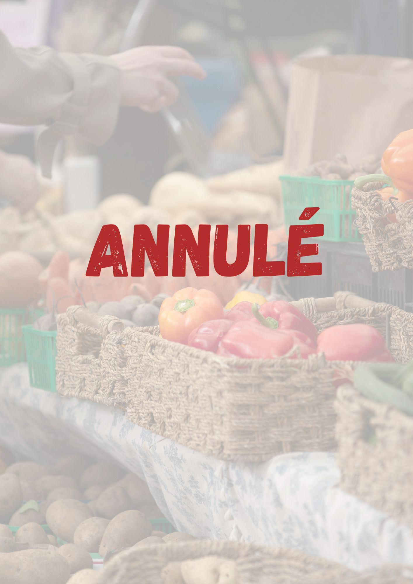 ANNULÉ - Marché de producteurs