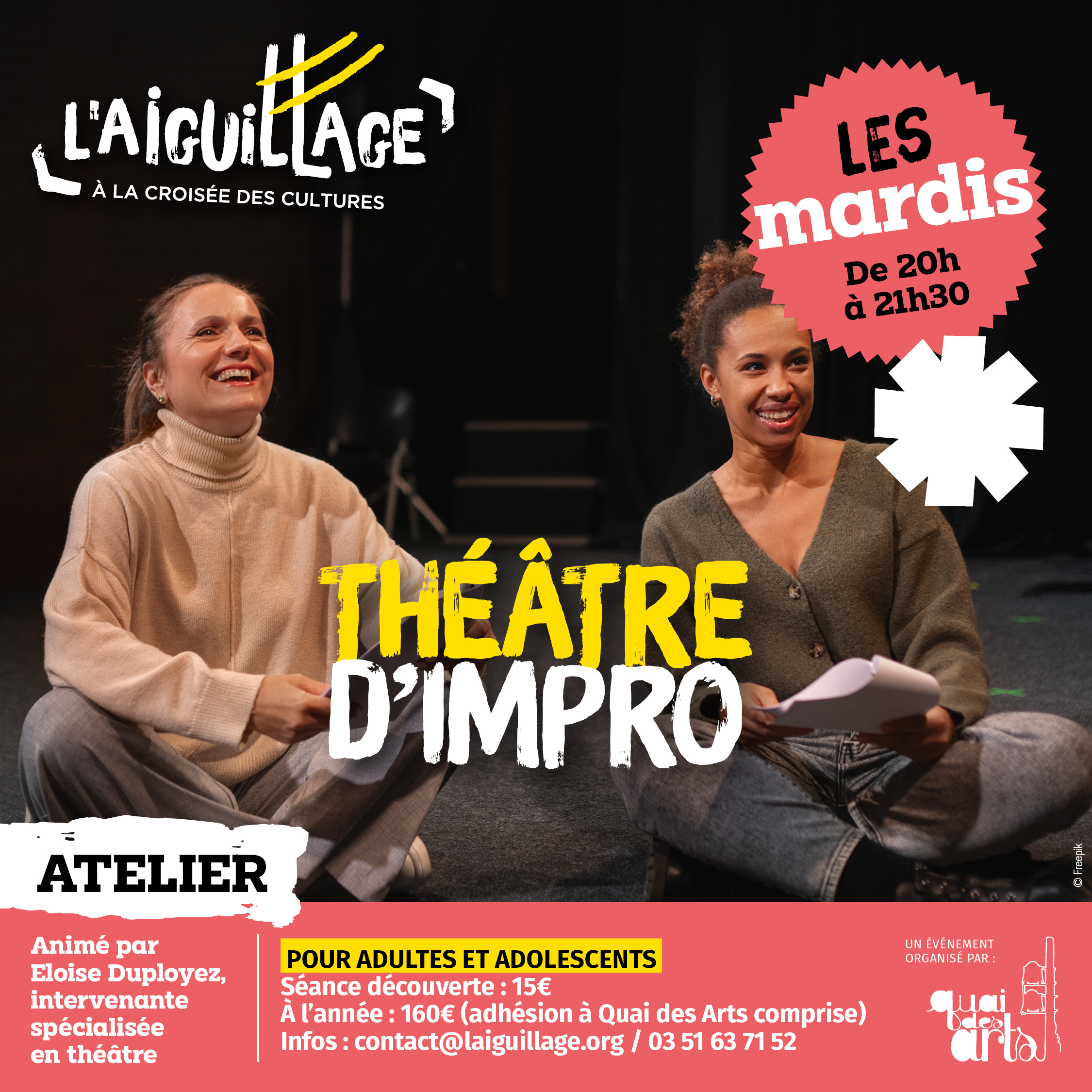 Événement : Atelier Théâtre d’Impro