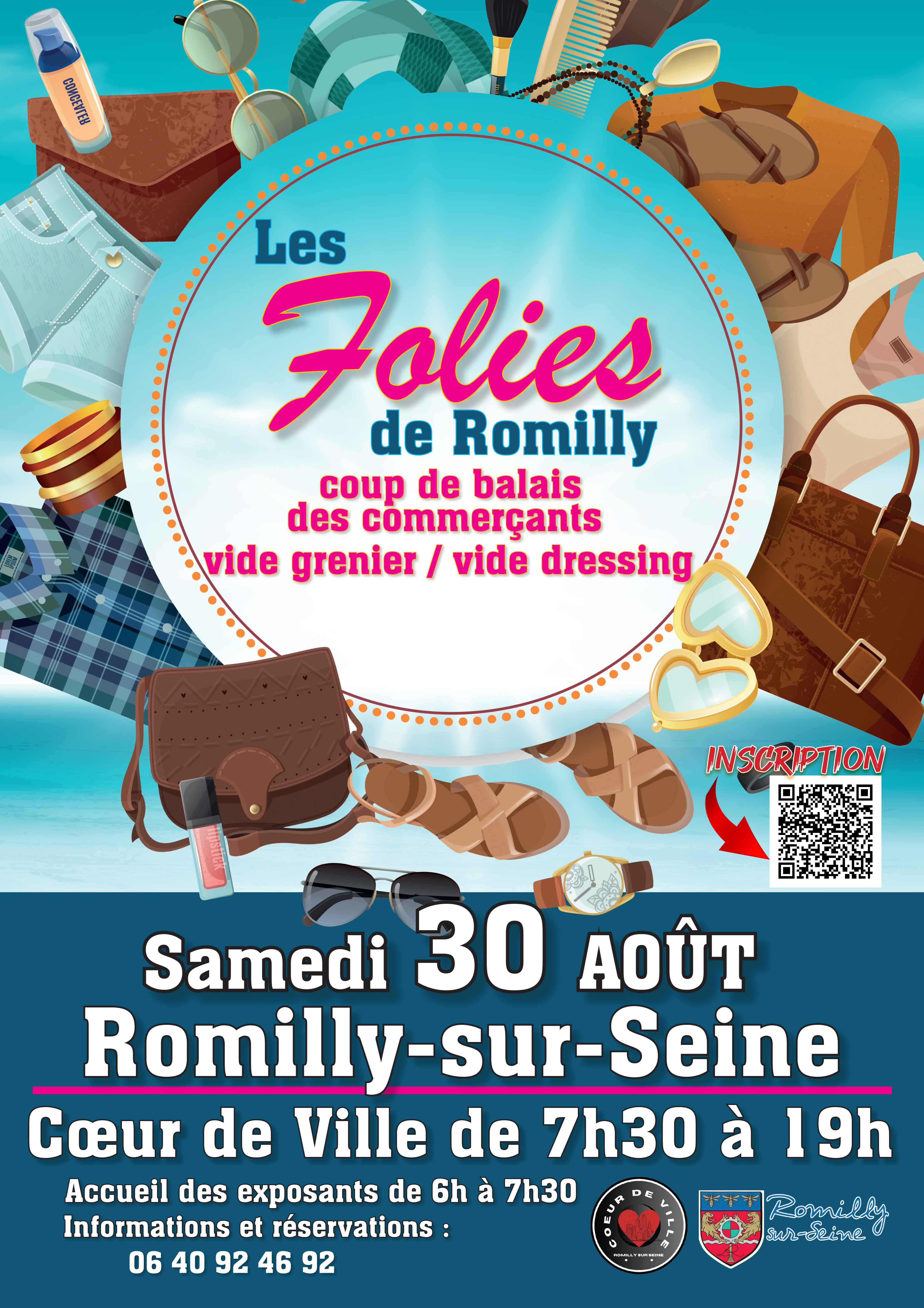 Braderie des commerçants à Romilly-sur-Seine