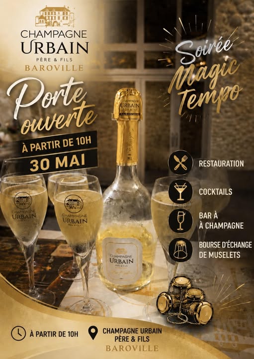 Bulles de Folie au Champagne Urbain Père & Fils
