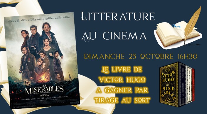 Événement : 'Les Misérables' - Littérature au Cinéma au Cinéma Lumière de Nogent-sur-Seine