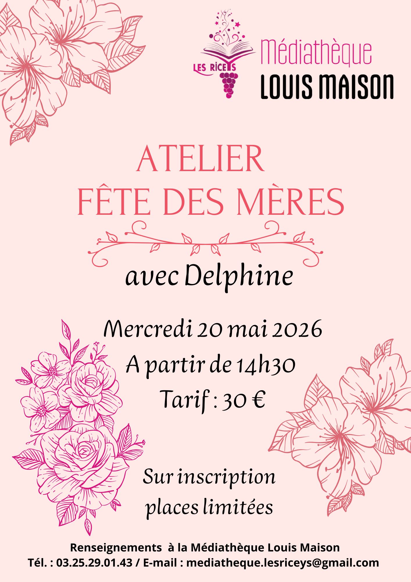 Atelier Fête des Mères — visuel événement