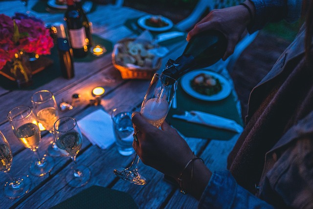 Soirée Champagne &amp; brasero sous les étoiles — visuel événement