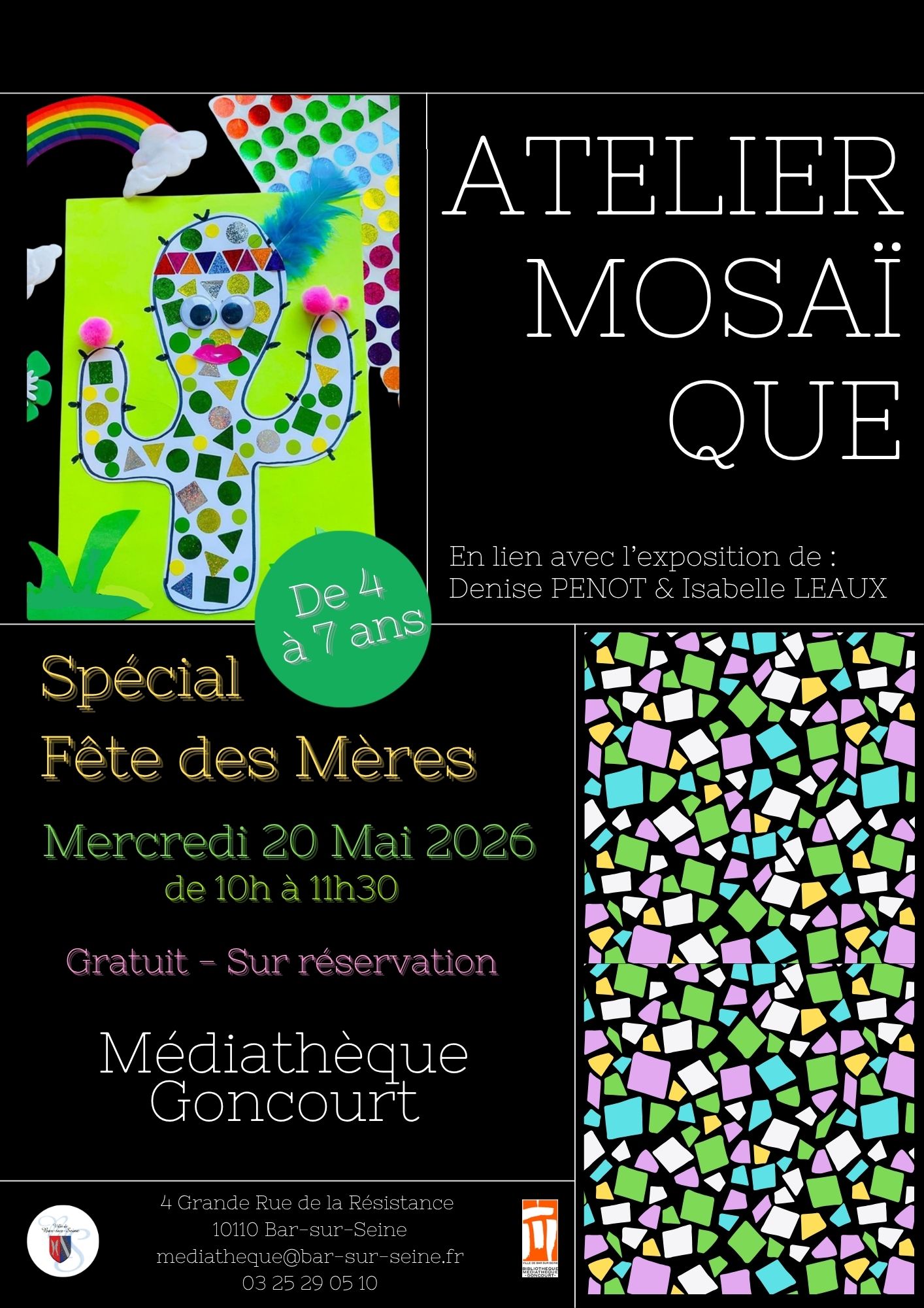 Atelier mosaïque — visuel événement