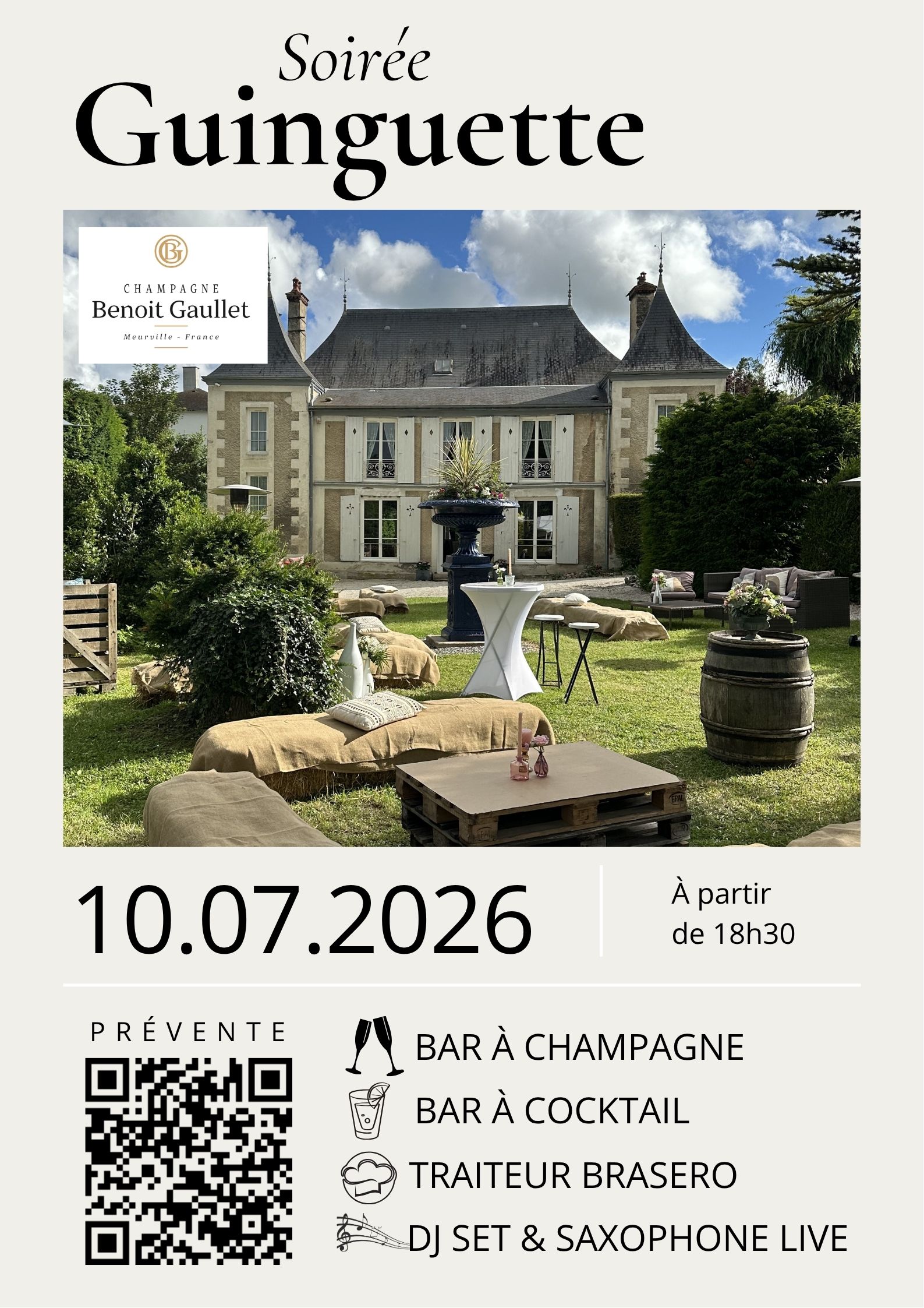 Soirée guinguette — visuel événement